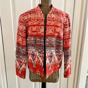 H&M ❤️ Tapestry Jacket , Sz 10